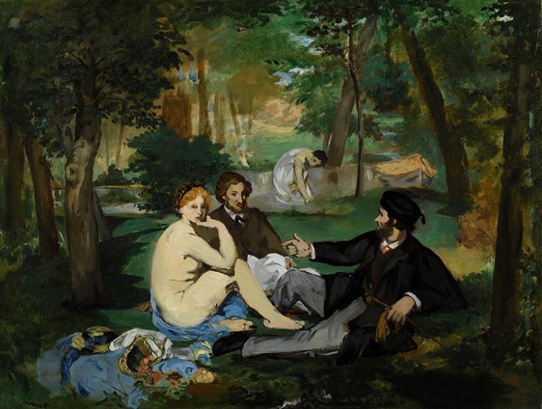 Edouard Manet -almuerzo sobre la hierba (1863)