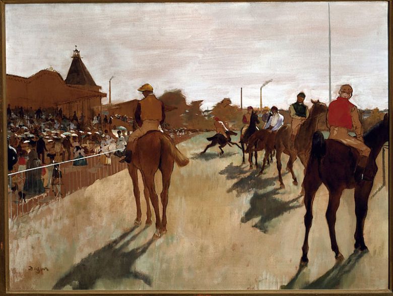 Edgar Degas - The parade or race horses