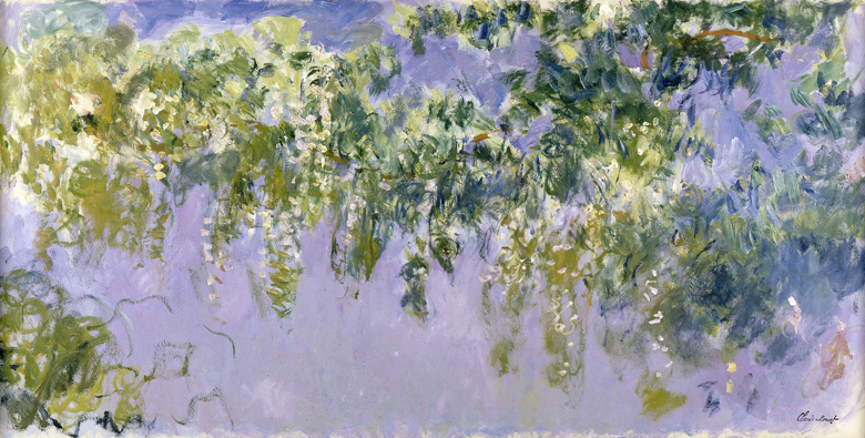 Claude Monet artwork: glicineas