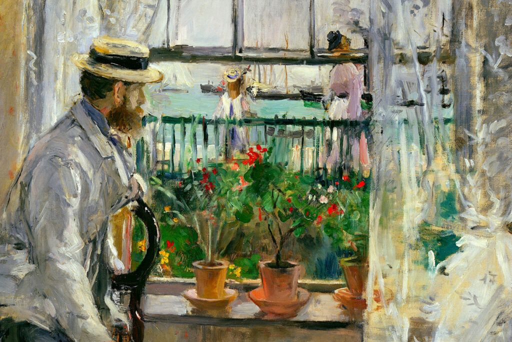 Manet watching, obra impresnista de Berthe Morisot