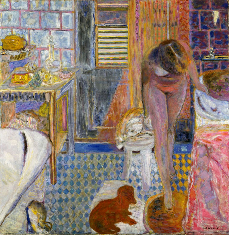 Postimpresionismo Bonnard The Bathroom
