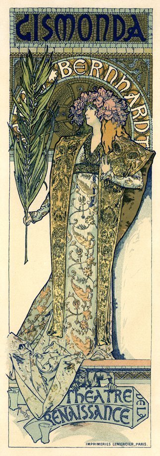 Alfons Mucha Sarah Bernhardt