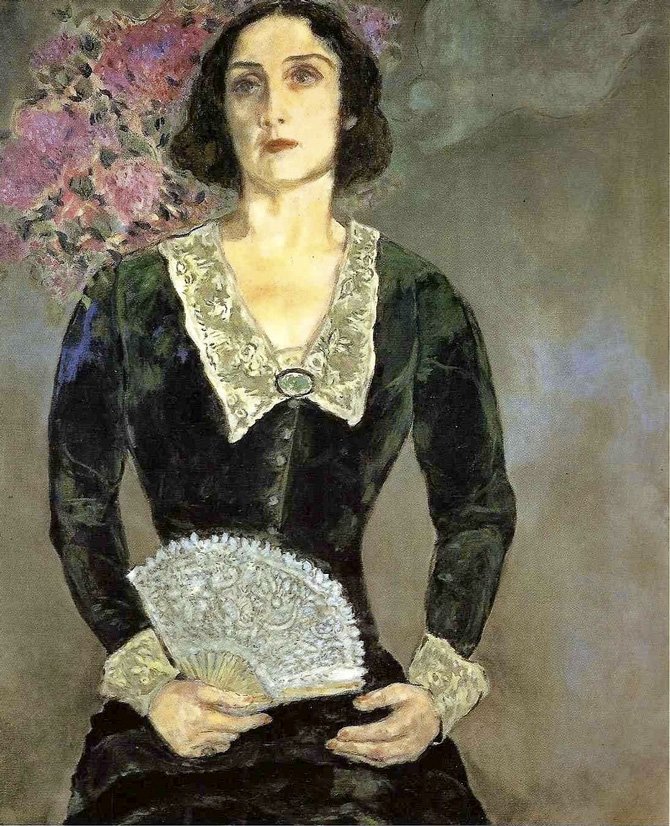 Marc Chagall, Bella in green