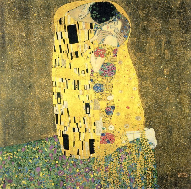 Gustav Klimt The Kiss 1908