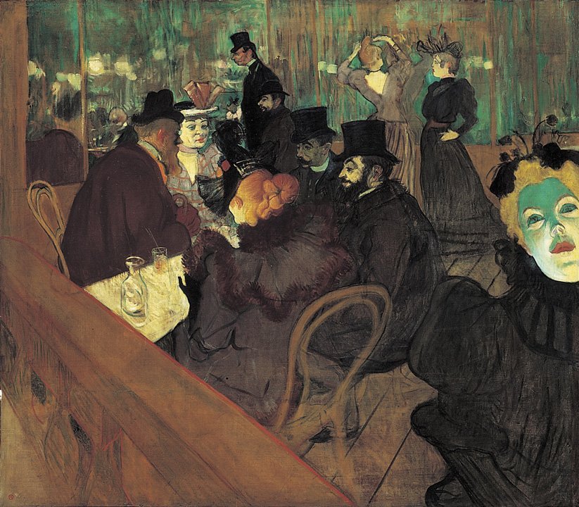 Toulouse Lautrec At the Moulin Rouge 1895