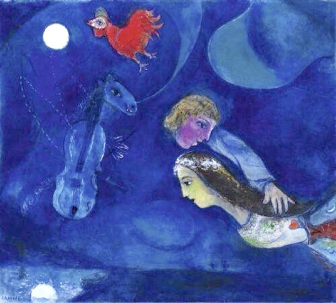 Marc Chagall, Blue lovers