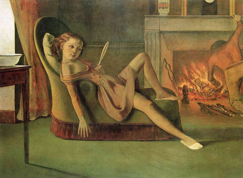 9 bis balthus girl with mirror 1944