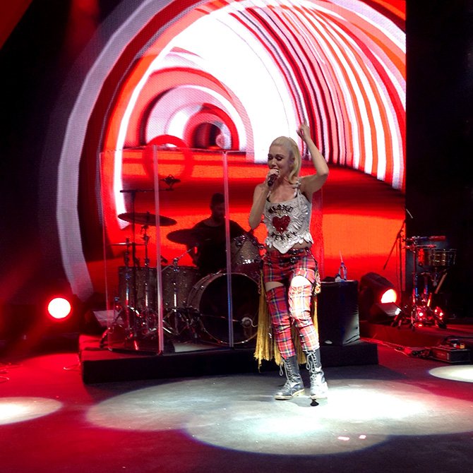 Singer Gwen Stefani at Dubai