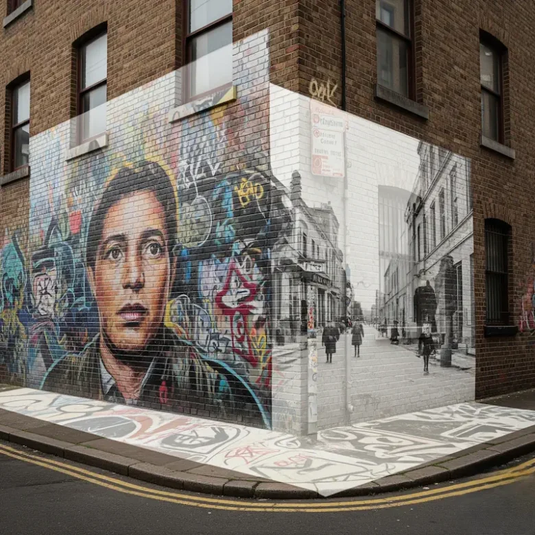 arte callejero revela historia con ra