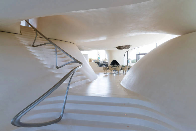 interior of blue dream house 