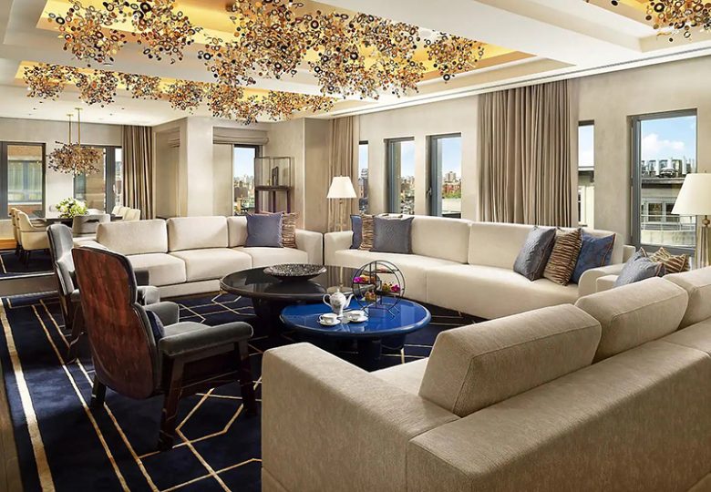 Mandarin Oriental Boston Royal Suite living room