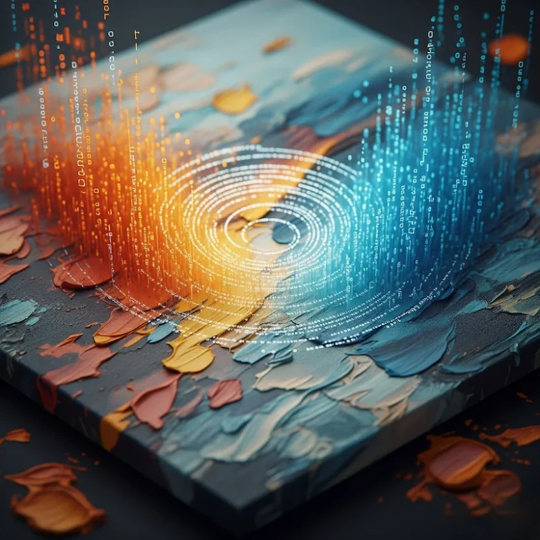 canvas is transformed by pixels and code