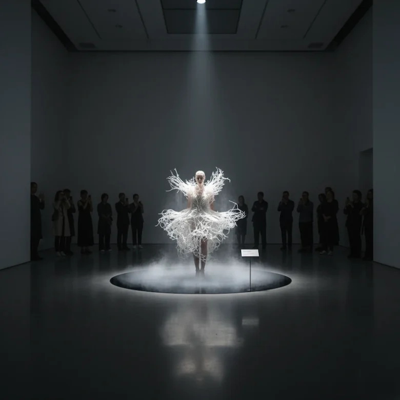 conceptual fashion art installation