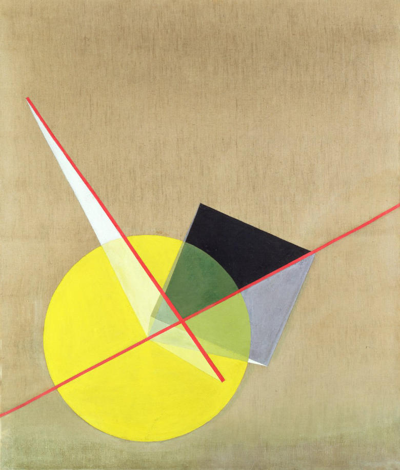 constructivism 04 laszlo moholy nagy yellow circle