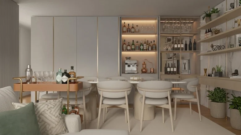 home bar design, bar carts