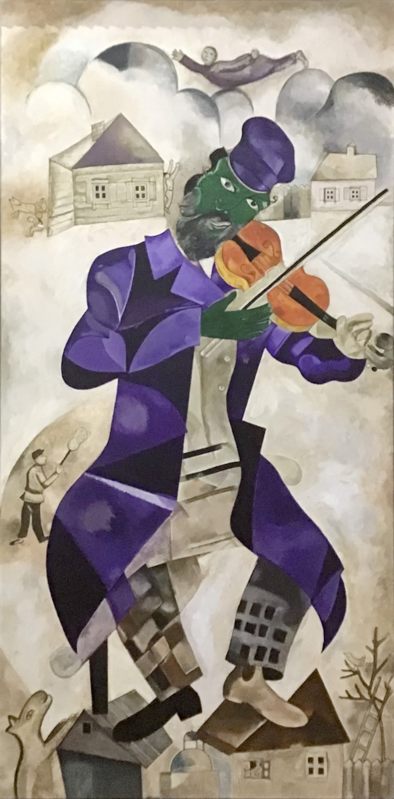 marc chagall the green violinist