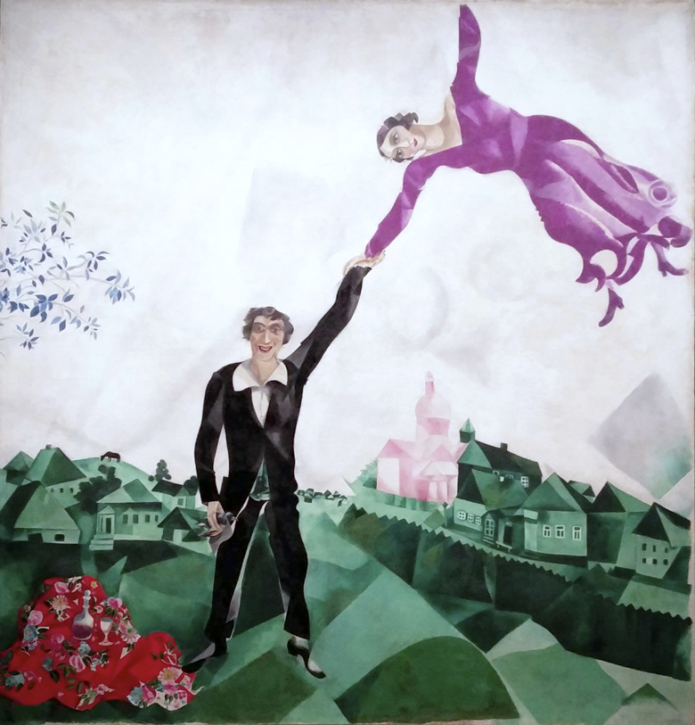 marc chagall the promenade