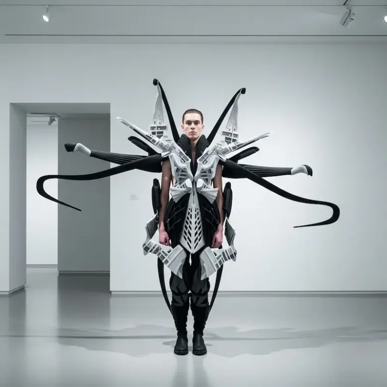 moda futurista arquitecturas para un cuerpo aumentado
