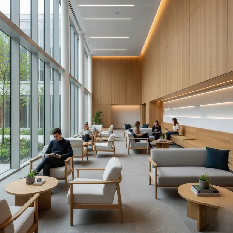 modern minimalist lounge