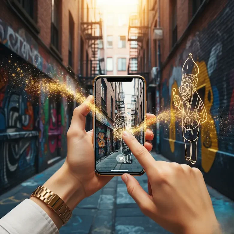 realidad aumentada anima arte urbano
