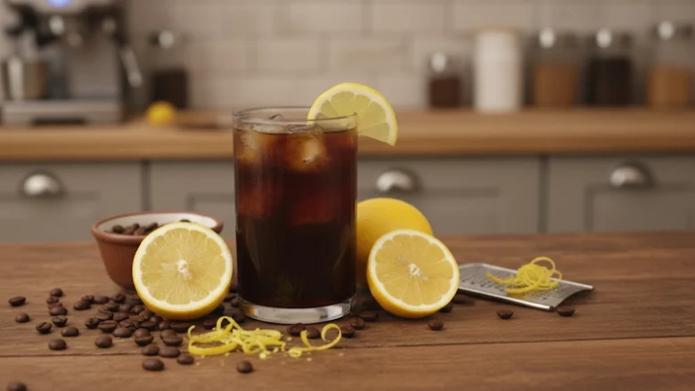 recipe coffee citrus zest americano