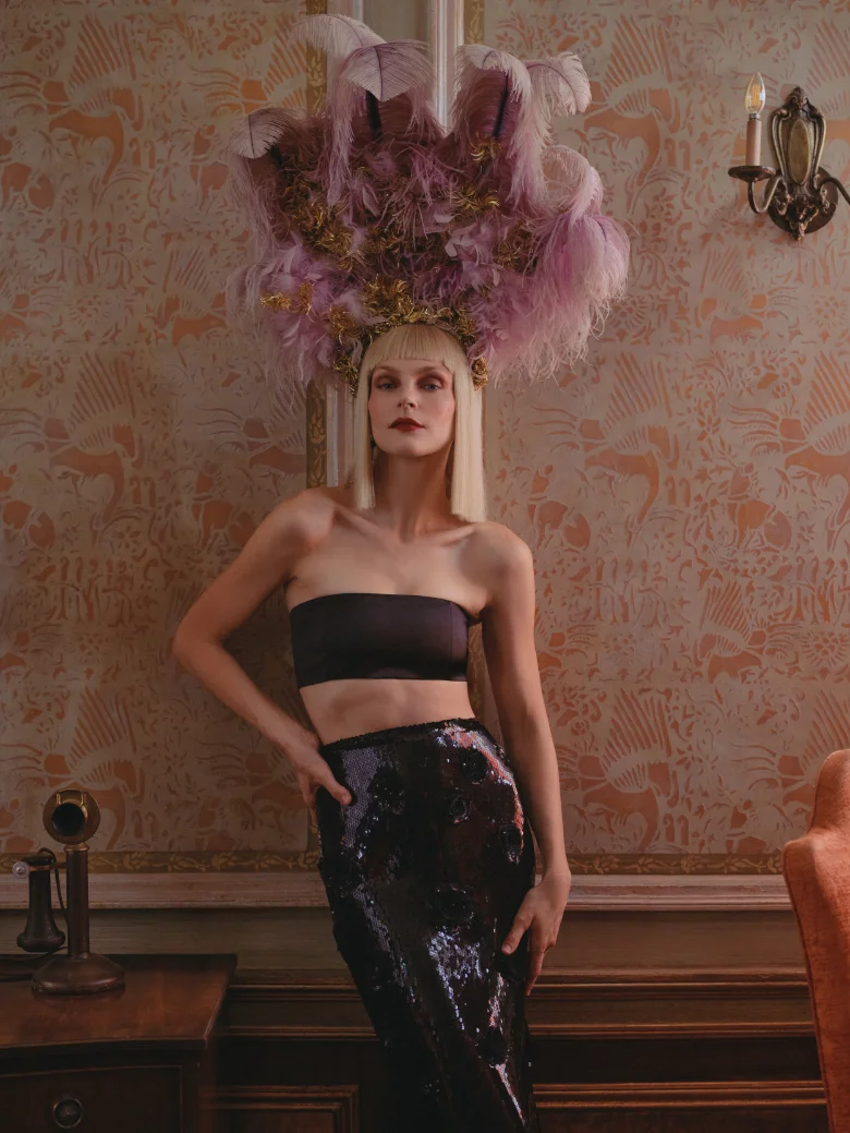 rvng bloom ss 2026 jessica stam look 12