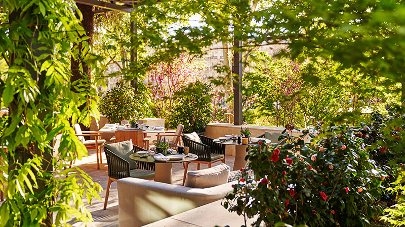 Rosewood Villa Magna terrace