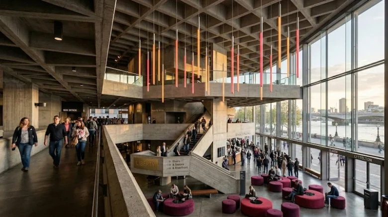the royal national theatre, london lobby
